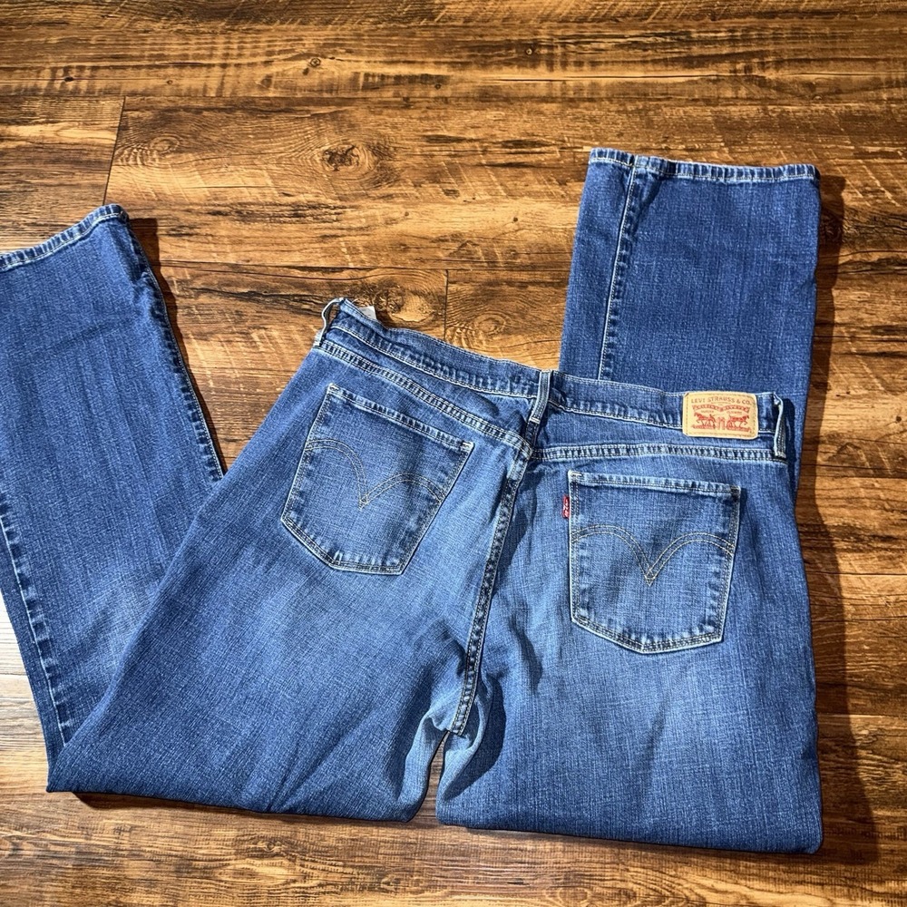 Levi's 515‎ Bootcut Flare Leg Blue Jeans Women's Size 14